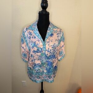 Vintage Umi Collections by Anne Crimmins 100% silk blouse, made in Hong Kong 10